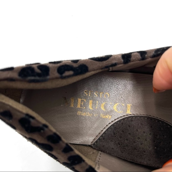 Sesto Meucci brown leopard print sneakers size 5.5 - Picture 10 of 10